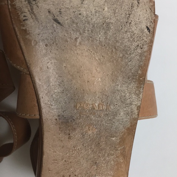 PRADA  Woman’s Sandals Made in Italy Size 6 - Picture 10 of 12